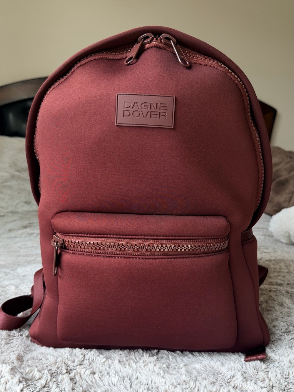 DAGNE DOVER - LARGE DAKOTA NEOPRENE BACKPACK IN ANCHO